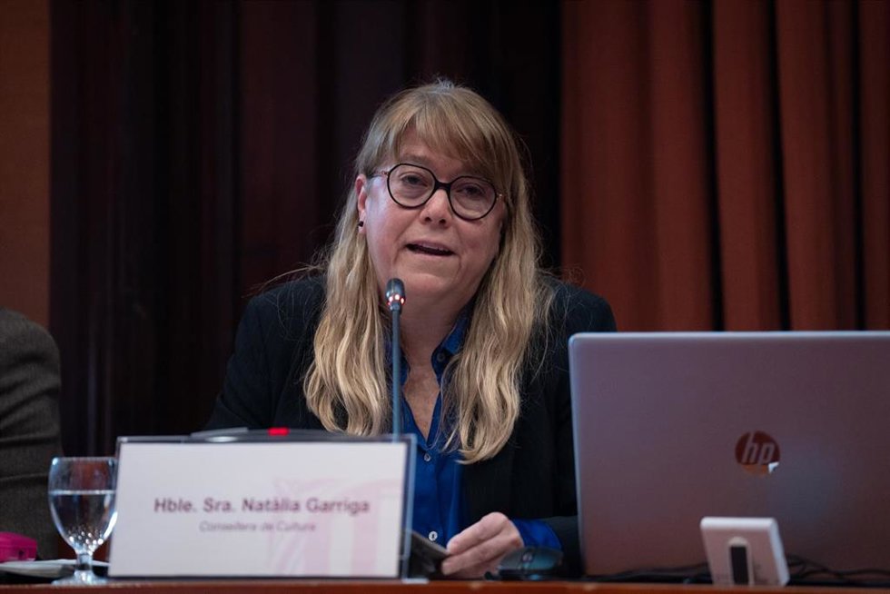 Archivo - La consellera de Cultura de la Generalitat, Natlia Garriga