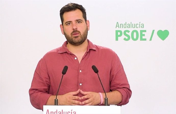 El secretario general de Juventudes Socialistas de Andalucía, Alejandro Moyano.