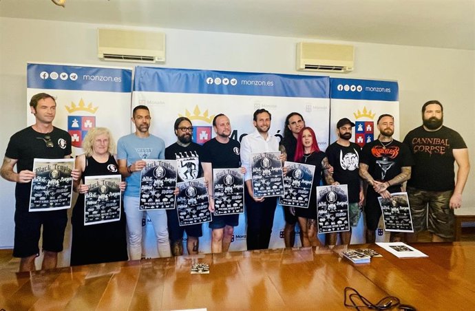 Presentación del evento en Monzón.