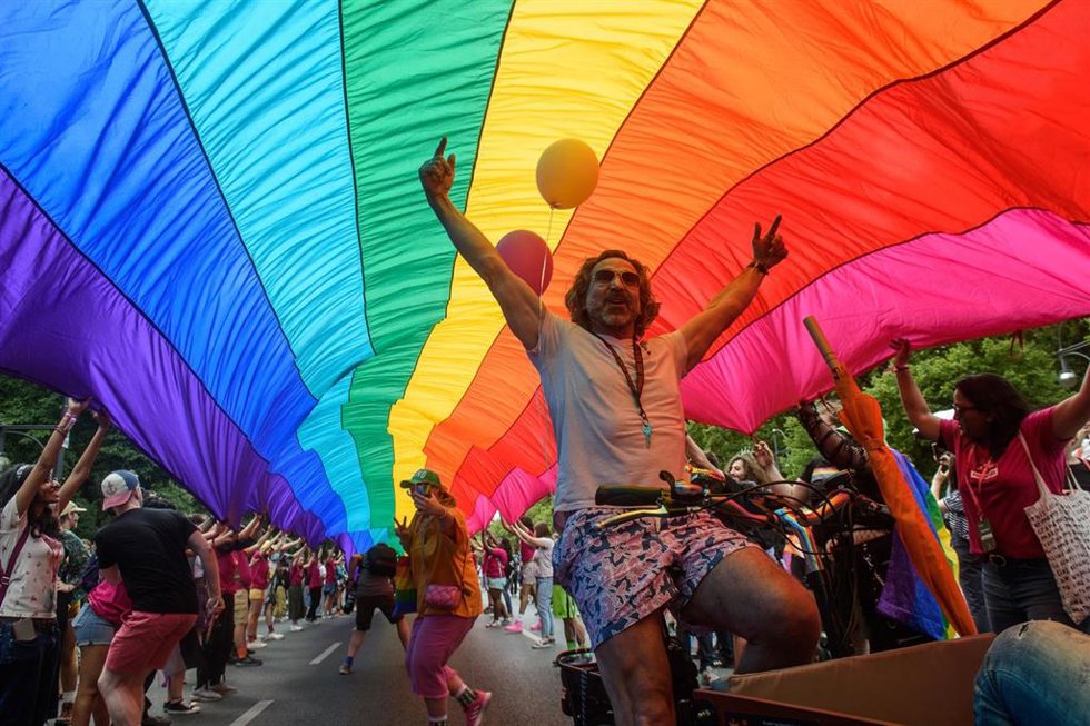Archivo - Imagen de archivo del desfile del Orgullo 2023 en Berlín 