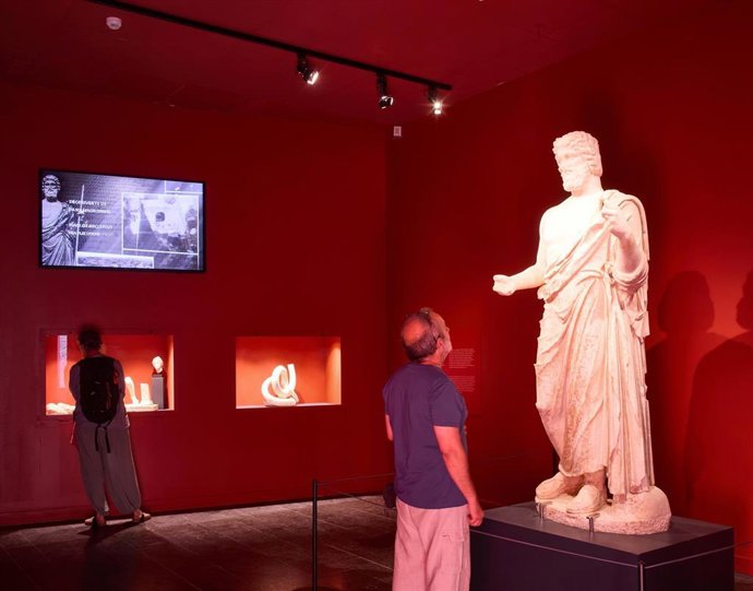 La exposición en el museo