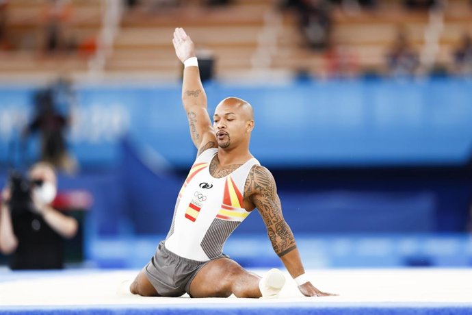Archivo - ZAPATA Rayderley (ESP) Silver Medal during the Olympic Games Tokyo 2020, Artistic Gymnastics Men's Apparatus Floor Final on August 1, 2021 at Ariake Gymnastics Centre in Tokyo, Japan - Photo Kanami Yoshimura / Photo Kishimoto / DPPI
