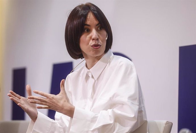 Archivo - La ministra de Ciencia, Innovación y Universidades, y secretaria general del PSPV-PSOE, Diana Morant, en el Centro de Innovación Las Nave, a 21 de junio de 2024, en Valencia, Comunidad Valenciana