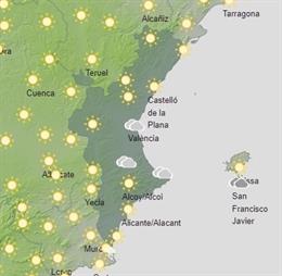 Predicción meteorológica para este domingo, 28 de julio