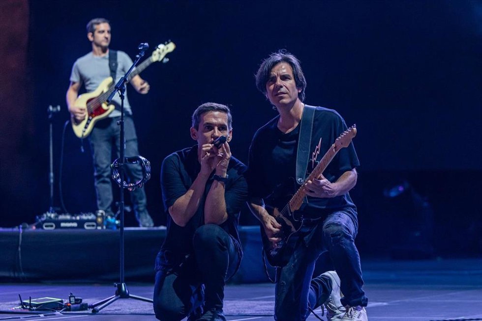 El grupo Maldita Nerea en su actuación en el festival Starlite Occident de Marbella (Málaga).