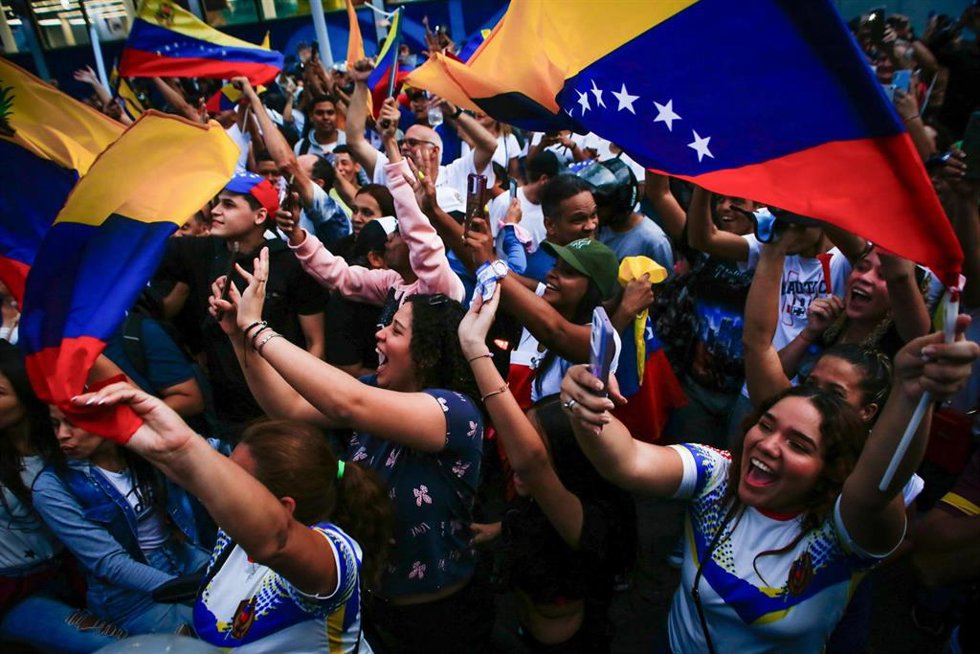 Imagen de archivo de una campaña electoral en Venezuela