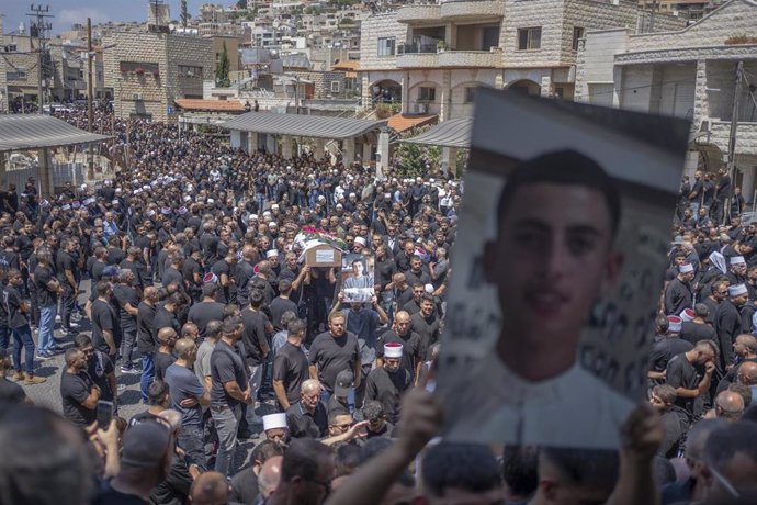 Funeral por las víctimas del ataque en Majdal Shams 