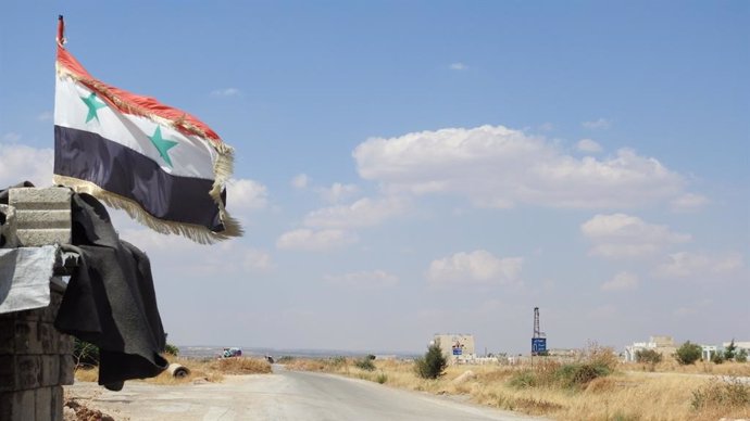 Archivo - Bandera siria (archivo)