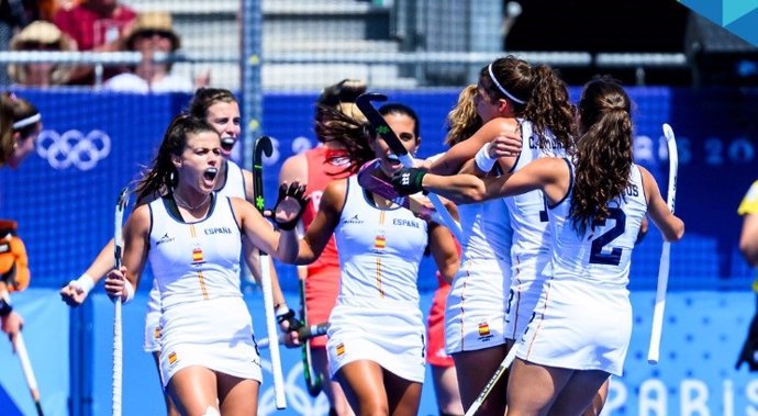 La selección española femenina de hockey hierba