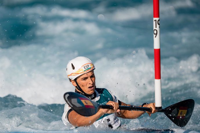 Archivo - Maialen CHOURRAUT durante la final de Kayak femenino de Piragüismo eslalon