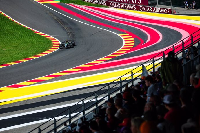 44 HAMILTON Lewis (gbr), Mercedes AMG F1 Team W15, action during the Formula 1 Rolex Belgian Grand Prix 2024, 14th round of the 2024 Formula One World Championship from July 26 to 28, 2024 on the Circuit de Spa-Francorchamps, in Stavelot, Belgium - Photo 