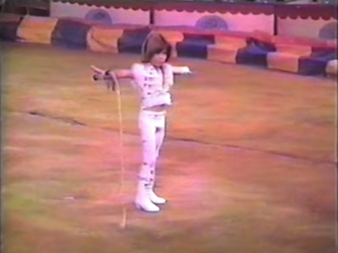 Archivo - Ángel Cristo Jr. Actuando en el circo cuando era pequeño.