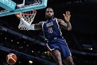 LeBron y Durant dan cuenta de Serbia