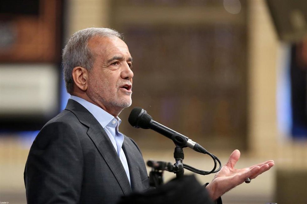 El presidente de Irán, Mashud Pezeshkian