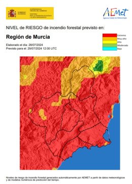 Archivo - Riesgo incendio