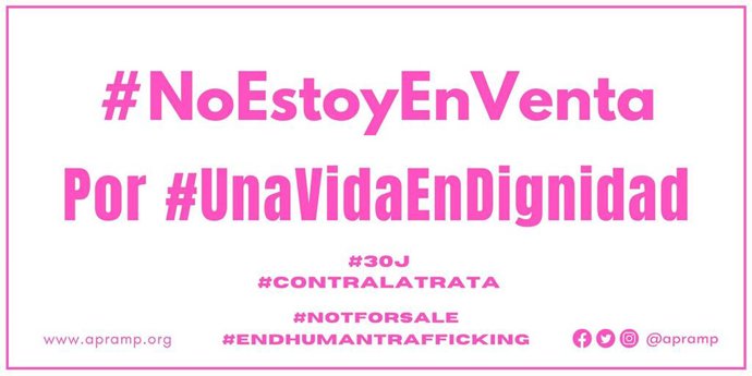 Campaña de APRAMP contra la trata