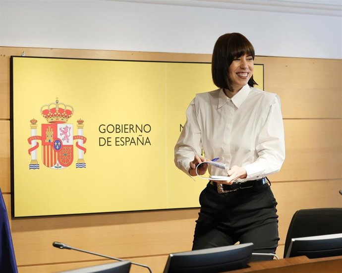 Archivo - La ministra de Ciencia e Innovación, Diana Morant, comparece en rueda de prensa para presentar el nuevo modelo de financiación de la Ciencia, en la sede del Ministerio, a 15 de marzo de 2023, en Madrid (España). La ministra anunció ante la comun