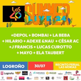 La gira de los 'Los 40 Summer Live' llega a Logroño este martes