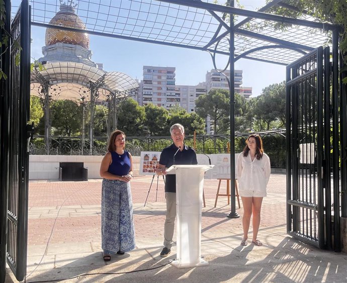 Presentación del proyecto de restauración y recuperación del Quiosco de la Música del Parque Grande José Antonio Labordeta.