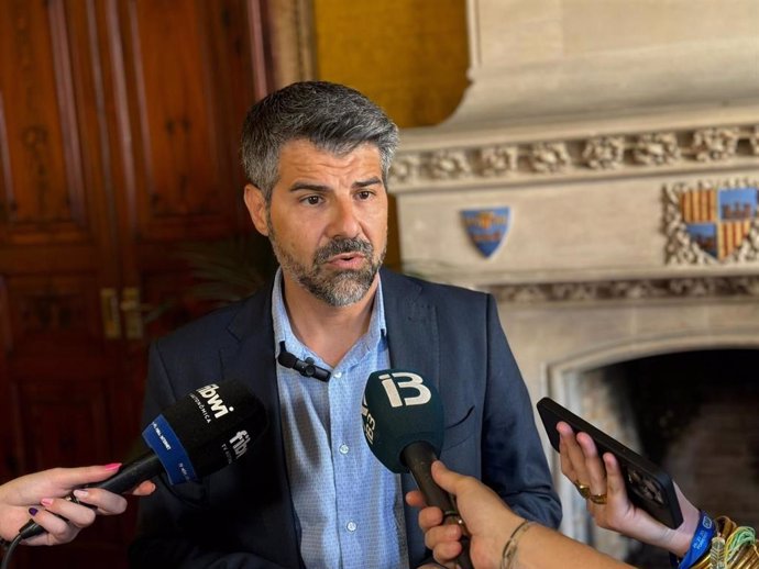 El portavoz adjunto del Grupo Socialista en el Consell de Mallorca, Javier de Juan