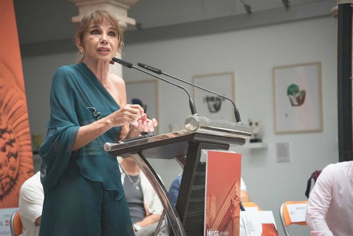 Victoria Abril, en la presentación de Medusa, para el Festival de Mérida.