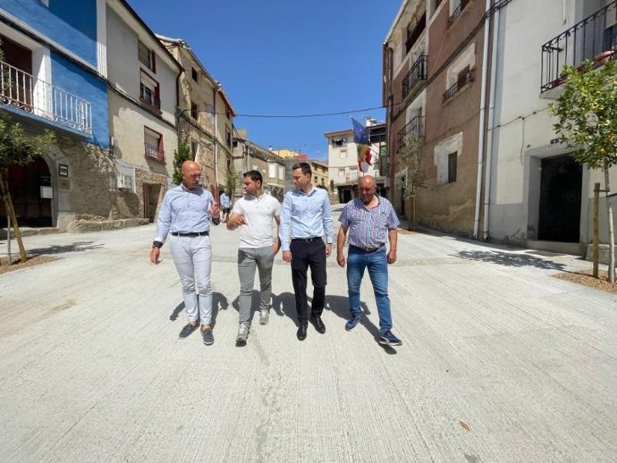 Culminan las obras de reurbanización de Muro de Aguas, en las que el Gobierno de La Rioja ha invertido 57.150 euros