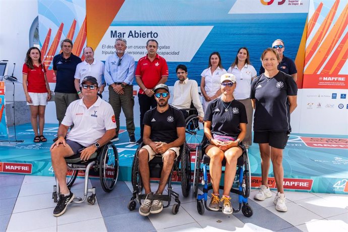 Presentación del proyecto 'Mar Abierto', por el que un equipo de vela adaptada competirá por la Copa del Rey MAPFRE en 2025