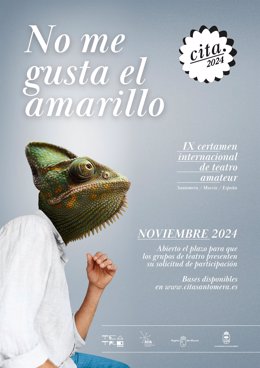 Cartel del IX Certamen de Teatro Amateur de Santomera