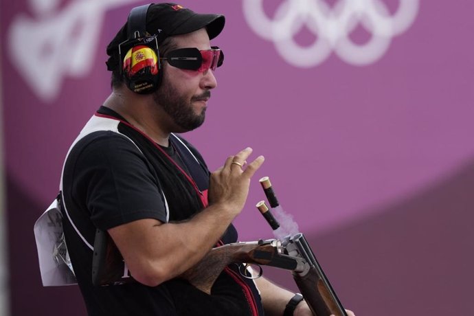 Alberto Fernández, durante una prueba de los Juegos Olímpicos.