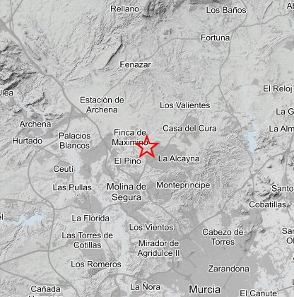 Epicentro del terremoto