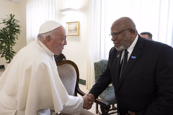 El Papa se reúne con el presidente de la ONU