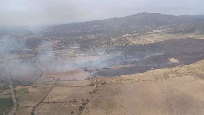 Imagen de un incendio forestal