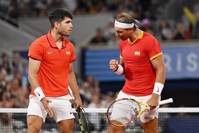 Carlos Alcaraz y Rafa Nadal