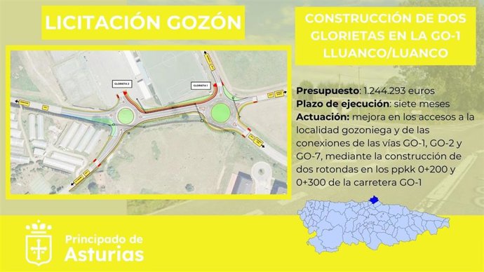 Licitacion mejora conexiones Luanco, en Gozón