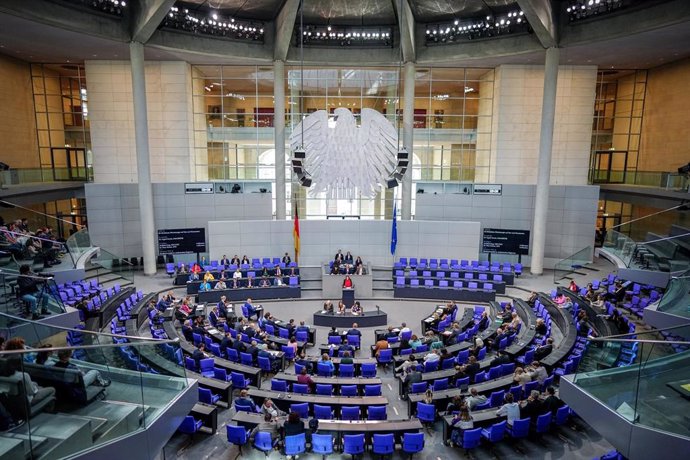 05 July 2024, Berlin: A general view during a plenary session at the German Parliament (Bundestag). Photo: Kay Nietfeld/dpa