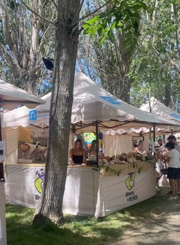 Participación de Alimentos de Palencia en una feria gastronómica.