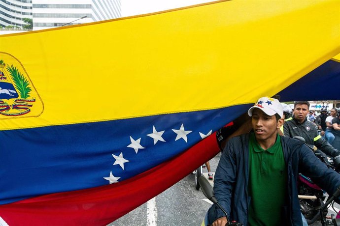 July 29, 2024, Caracas, Miranda, Venezuela: Protest of the people of Venezuela to the fraudulent presidential election where Nicolas Maduro was named winner, with 51% of the votes.