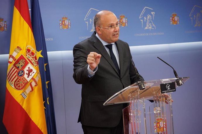 El portavoz del PP en el Congreso, Miguel Tellado.