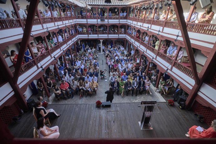 Archivo - Inauguración del Festival Internacional de Teatro Clásico de Almagro con el premio Corral de Comedias a Blanca Portillo, fotografiado por el fotógrafo Pablo Lorente