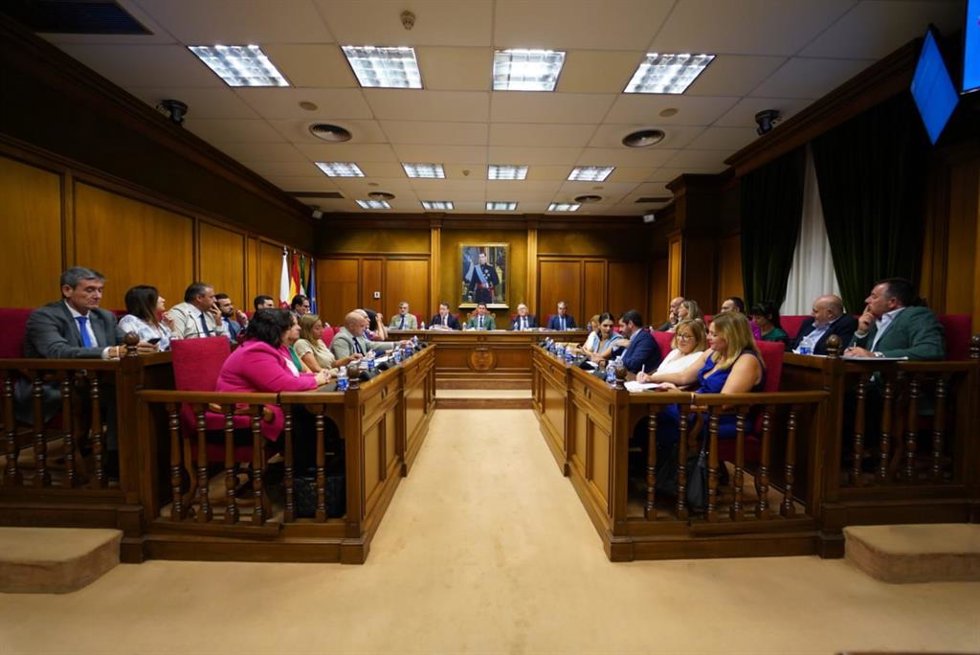 Pleno de la Diputación de Almería.