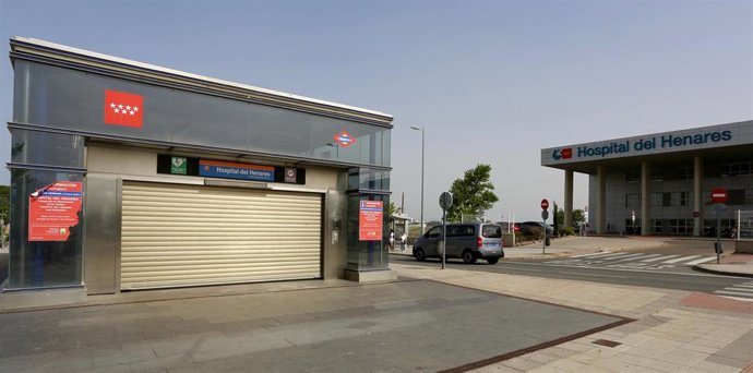 Archivo - Cierre de la Línea 7B de Metro en San Fernando de Henares