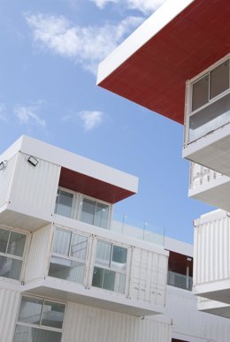 Edificio de Incubazul en Zona Franca de Cádiz.