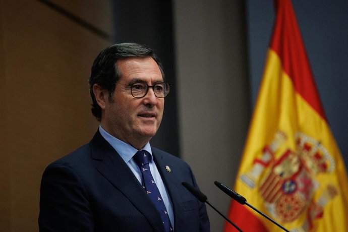 El presidente de la CEOE, Antonio Garamendi