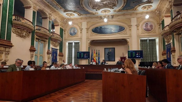 Pleno ordinario de la Diputación de Badajoz correspondiente al mes de julio.