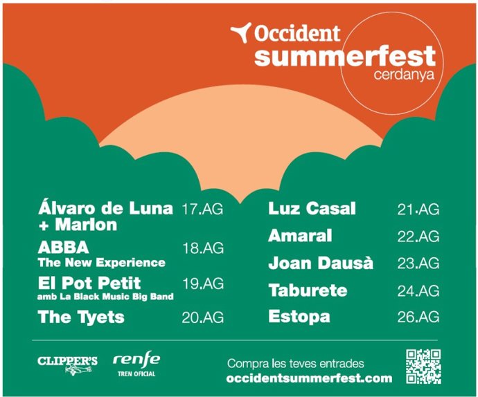 Cartel del Occident Summerfest Cerdanya.