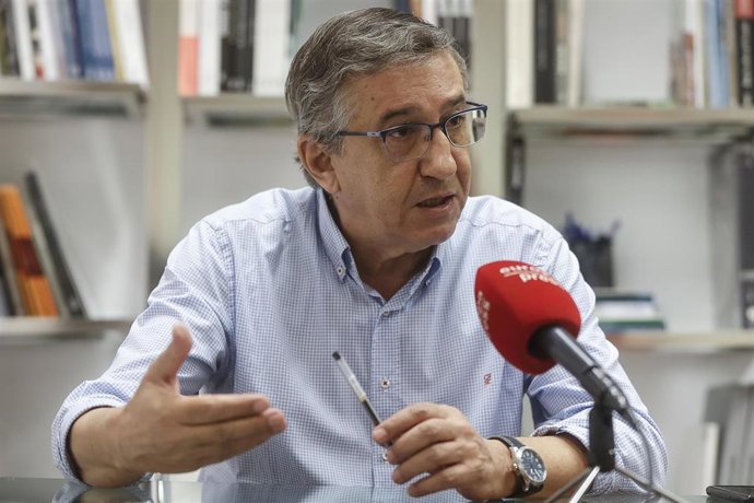 El conseller de Educación, Cultura, Universidades y Empleo, José Antonio Rovira, durante una entrevista para Europa Press, a 30 de julio de 2024, en Valncia. 