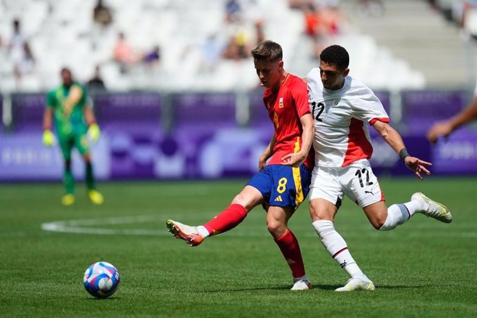 Selección española de fútbol, ante Egipto en Paris 2024.