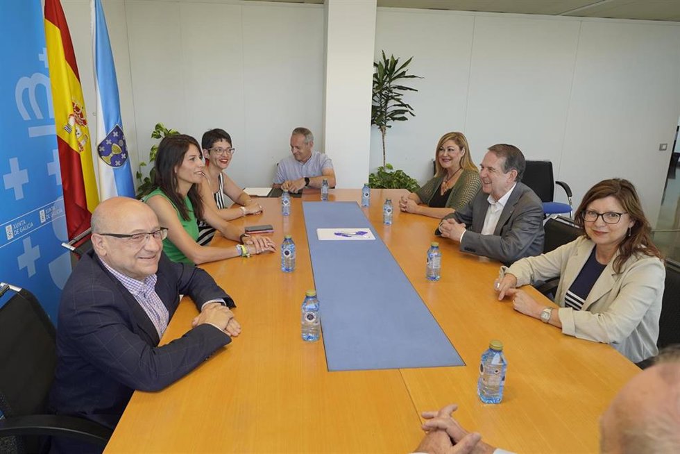 Imagen del encuentro entre Xunta y Ayuntamiento de Vigo.
