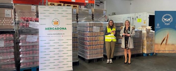 Entrega al Banco de Alimentos de Badajoz