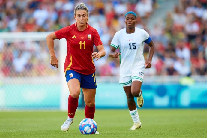 Alexia Putellas en el partido ante Nigeria en Paris 2024